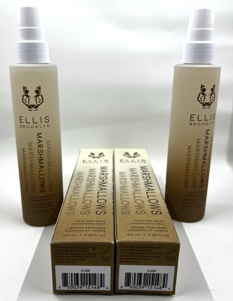 Лот из 2 Ellis Brooklyn зефир волос и тела туман 3 x 3,38 новый в коробке - Изображение 3 из 3