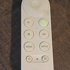 Google Chromecast Voice Control Remote White ...