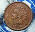 1906 Indian cent  {{{1H49