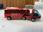 Vintage 1970 Hot Wheels Redline The Heavyweights Fire Truck Spectraflame Red Cab