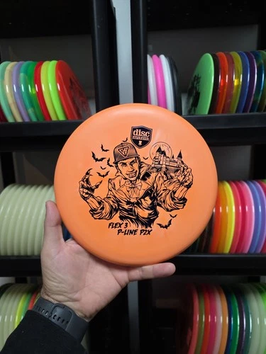 Discmania Glow P-Line Flex 3 Orange P2x 174g VAMPIRE Gannon Stamp Disc Golf