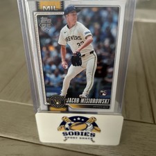 2026 Topps Series 1 Jacob Misiorowski Milwaukee Brewers Rookie #10