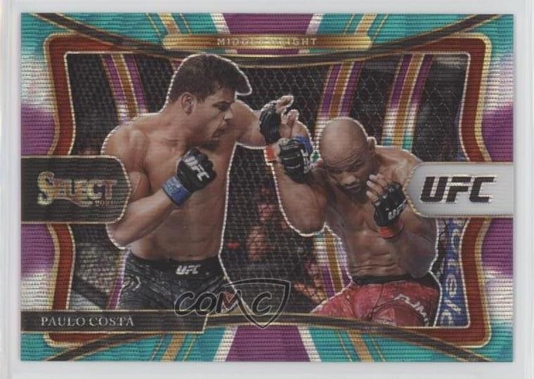 2021 Panini Select UFC Premier Level Tri-Color Prizm Paulo Costa #184 n0c