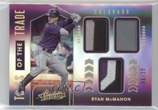 2020 Absolute Tools of the Trade 3 Swatch Spectrum Purple 6/25 Ryan McMahon 0b2
