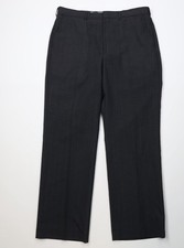 Vtg 90s Streetwear Mens 36x32 Lightweight Worsted Wool Knit Wide Leg Chino Pants