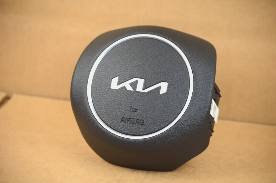 Airbag de volante dianteiro esquerdo Kia Sportage 23-25 preto original do fabricante - Imagem 3 de 4