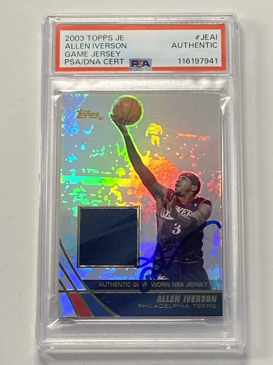 2003-04 Topps Jersey Edition - Allen Iverson #JEAI for sale | eBay