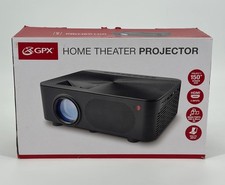 GPX Home Theater Projector Black 150" HDMI Built Stereo Class 480p 1080p PJ603B