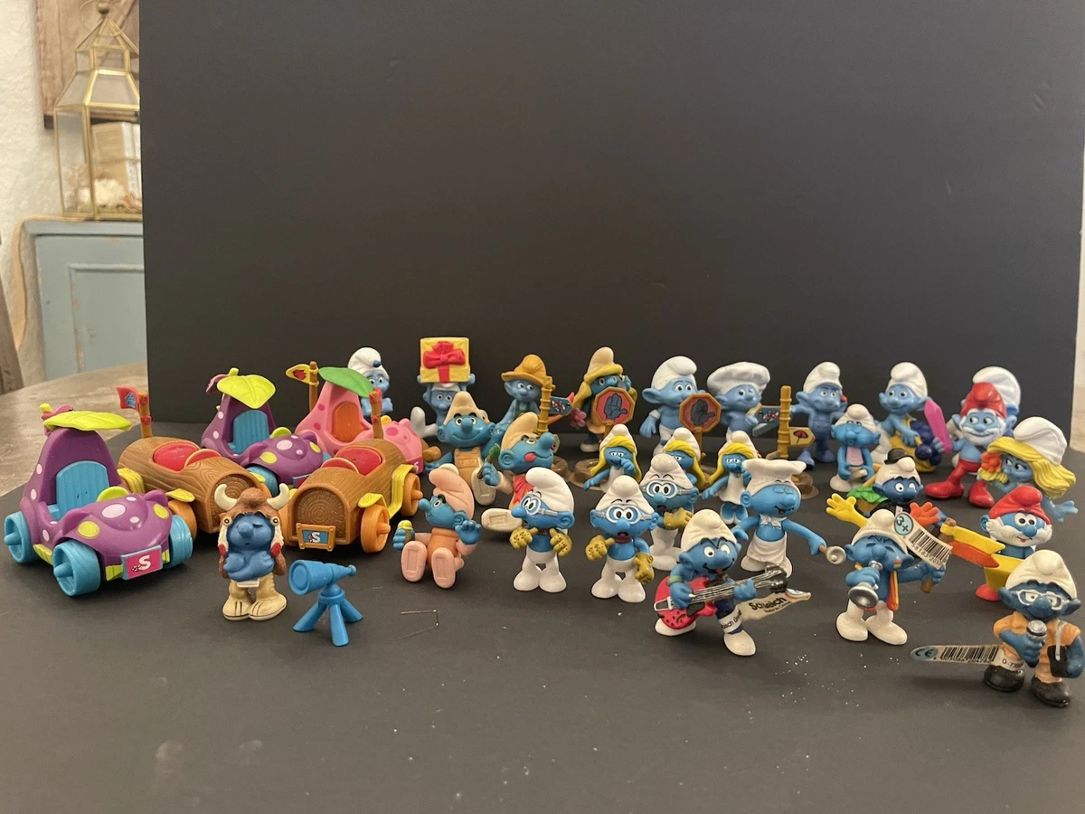 The Smurfs Cartoon & TV Character Action Figures with Vintage for