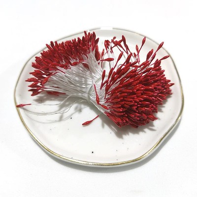 Multicolor 3mm 500pcs Artificial Sugar Flower Stamen For Craft Home Wedding