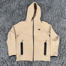 Nike Tech Fleece Zip Up Hoodie Men  s Size Large   Beige/tan Windrunner