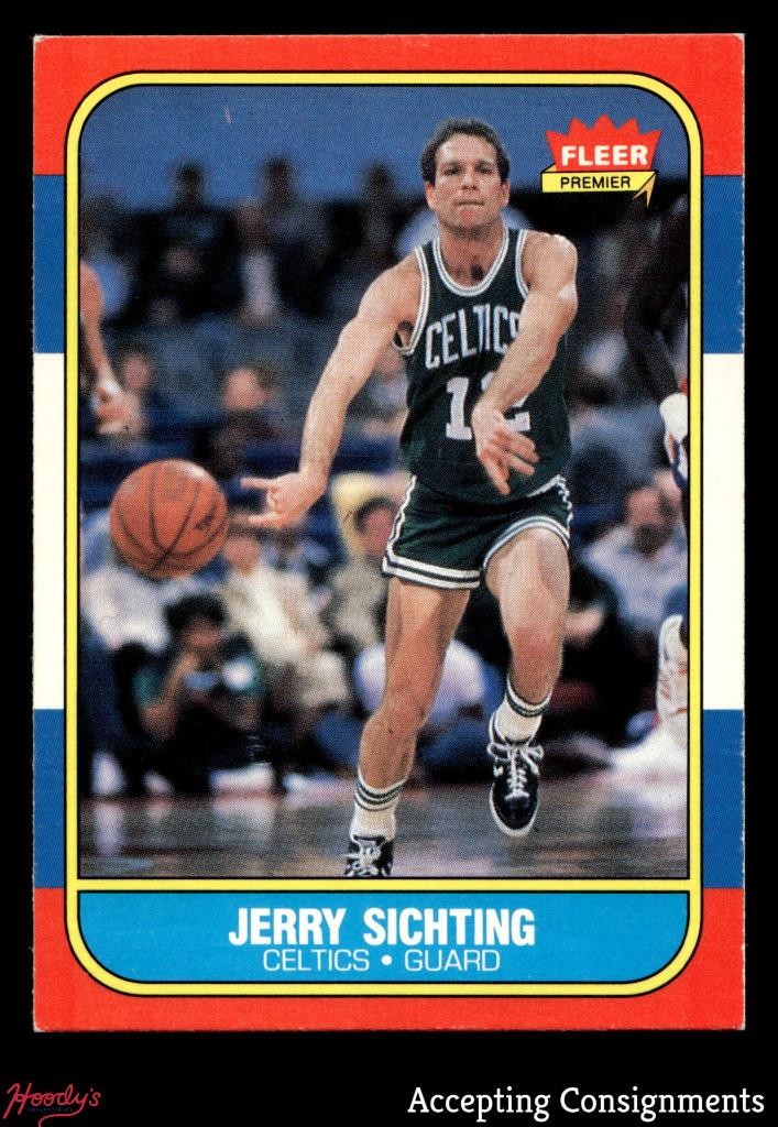 1986-87 Fleer #101 Jerry Sichting CELTICS