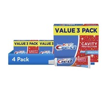 Crest Kid's Cavity Protection Toothpaste children and toddlers 2 , 4 PACK