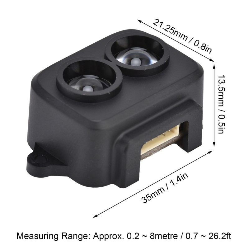 Lidar Range Finder Sensor Micro Ranging Module 100Hz With UART/I2C Communication