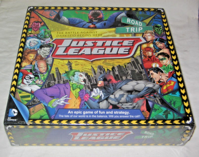 NEW DC Comics Justice League Board Game Road Trip Epic Game Strategy MIB 2015