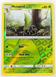 Metapod 2/147 Burning Shadows Reverse Holo Uncommon
