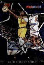 2020 HOOPS VICTOR OLADIPO 28 LIGHTS CAMERA ACTION PURPLE LASER PRIZM PACERS