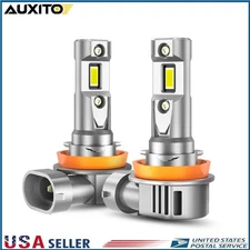 OXILAM 2x H11 H8 H9 LED Bulb Headlight Low Beam 6500K Pure White High Power Y