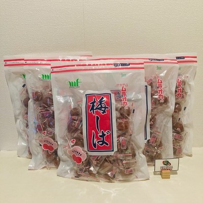 [ 410g × 5] UMESHIBA Muraoka Crispy Sour Plum from Japan Old Fashioned Snack