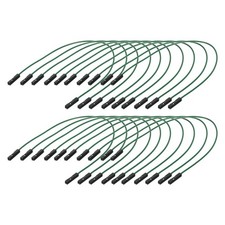 Female to Female 1Pin Breadboard Jumper Wire Ribbon Cable 20cm,20 Pcs,Green