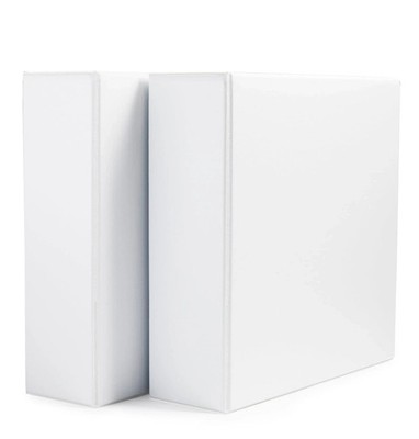 Amazon Basics 3 Ring Binders, 3 Inch, 2 Pack, D-Ring Organizer for School, Home 