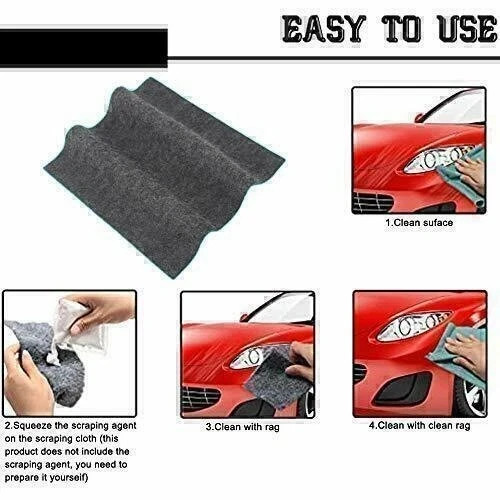 Nano Sparkle Car Scratch Repair Cloths, 4-Pack - Picture 9 of 12