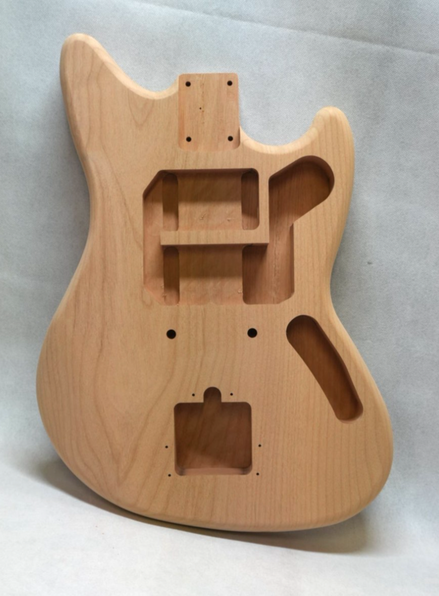 Pickguard Per Chitarra Jag-Stang Nero 1 Strato, Vinile - Compatibile Con WD Modello JGS-1201