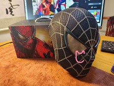 2025 Handmade 1:1 Spiderman Tobey Maguire Hood Mask 3D Headwear Adult Wearable