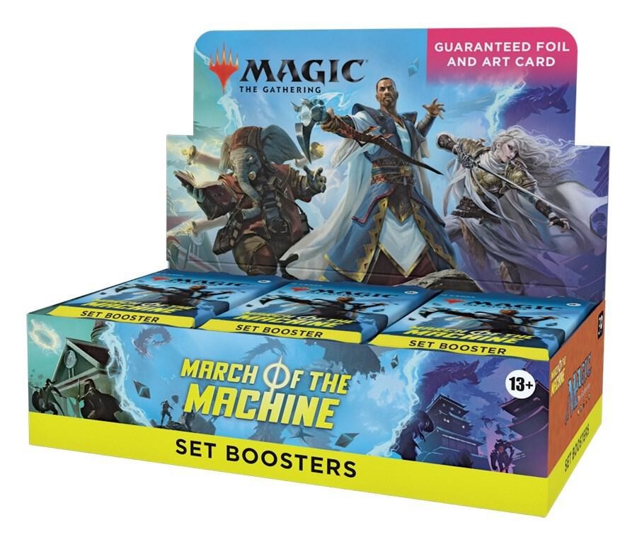 Booster Box Magic March of the Machine trading card — raw and PSA graded price guide