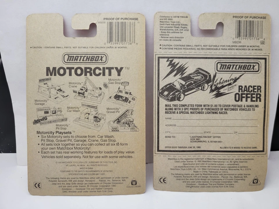 Matchbox 1-75 Superfast Series MB36 Refuse Truck NEW RARER VARIATION LOT of 2 - Image 4 of 4