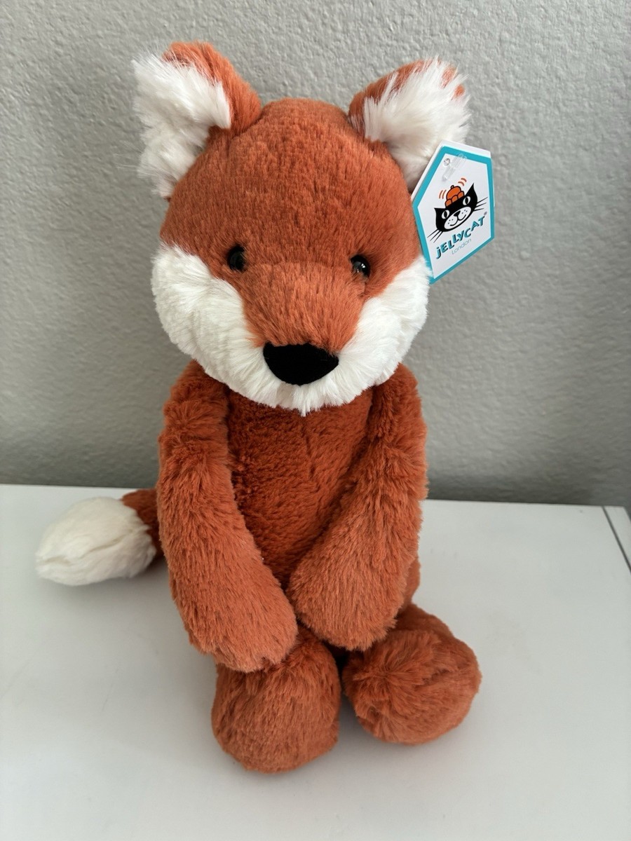  Original Bashful Fox Cub 新品 きつね Jellycat Bashful Fox Cub 12” AUTHENTIC w/Hang Tags | eBay