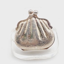 Portapillole in argento 925 portapillole borsa portagioie vintage 