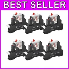 Miniature PCB Power Relay with  Button,  Certified