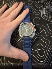 ESQ by Movado Men’s Watch ES.33.1.27.5610 Blue Silicone Band.