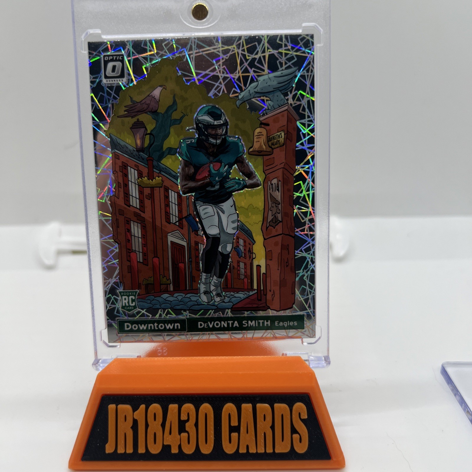 2021 Donruss Optic - DeVonta Smith Downtown Rookie #DT-38 (RC) SSP Eagles