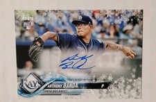 2018 Topps Holiday - Walmart Mega Box Autographs Anthony Banda #A-AA /160...