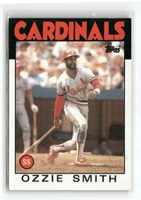 1986 Topps #730 Ozzie Smith St. Louis Cardinals
