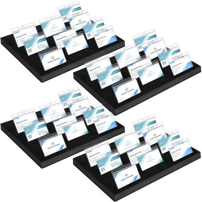 4 Pcs Name Badge Holder ID Badge Tray Organizer Name Badge Organizer Badge Fo...