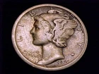 1920-D  Mercury Dime, Very Good  Grade