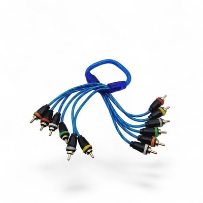RD AUDIO 1.5FT 6-CHANNEL TWISTED PAIR AUDIOPHILE GRADE INTERCONNECT CABLE COPPER