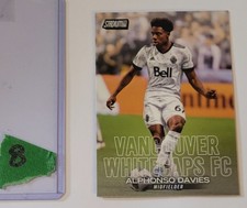 2018 Stadium Club MLS Alphonso Davies #21 Rookie Card. rookie card picture