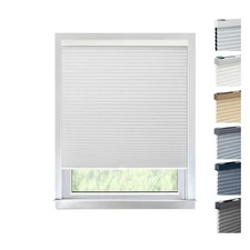 Cordless Cellular Shades Privacy Single Cell Window Blind, 35"W X 48"H, Eveni...
