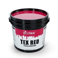 Ecotex Tex-Red Screen Printing Emulsion Quart - 32oz. Pre-Sensitized Photo...