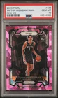 2023 PANINI PRIZM PINK ICE #136 VICTOR WEMBANYAMA ROOKIE RC PSA 10