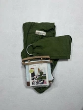Maya Wrap Lightly Padded Carrier Ring Sling.  Olive Green.  Medium