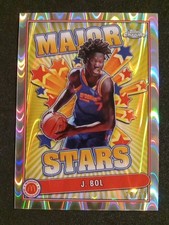 2024 Topps Chrome McDonald's J. Bol Major Stars Gold Raywave 28/50 #SES-JOB