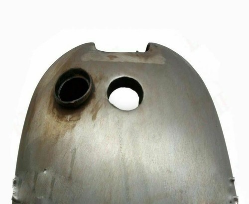 Reproduction Vincent HRD Black Shadow Petrol Fuel Tank Raw Steel ECs - Picture 4 of 6