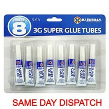 8 PACK 3G Super Glue All Purpose Strong Adhesive Superglue Heavy Duty Premium