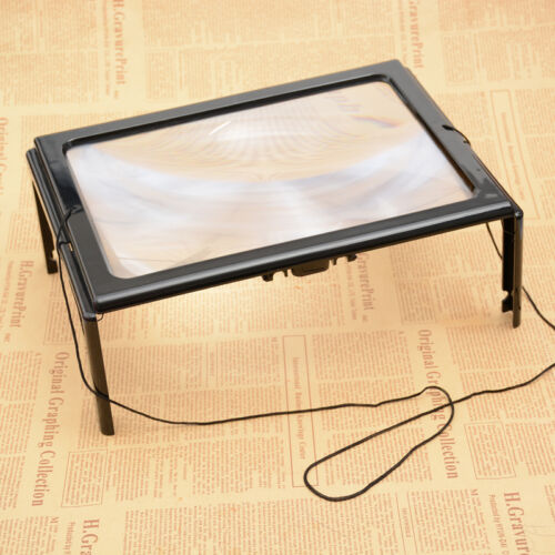 Large Magnifying Glass Hands Free With LED Light Magnifier Giant Reading sewing - Picture 4 of 5