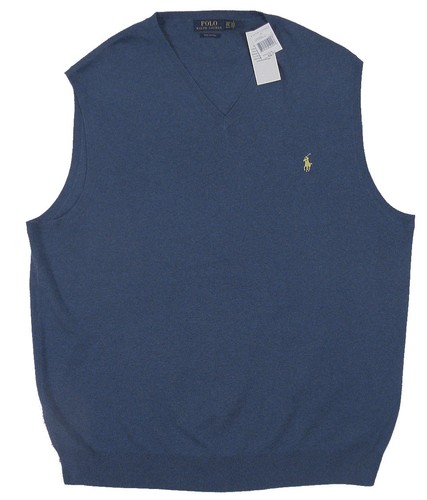 Tall Sweater Vest! Blue 